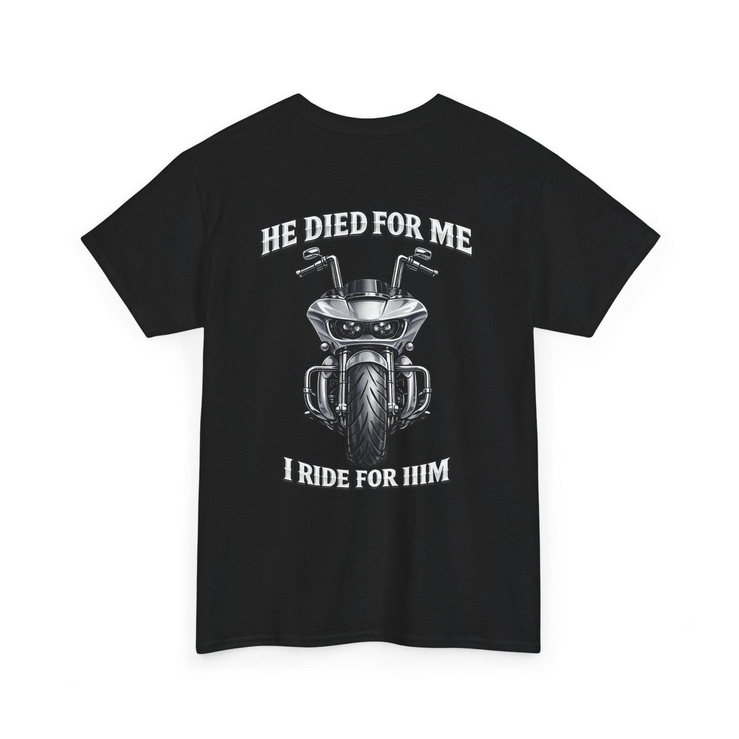 Baggers For Christ Tee | Bagger Motorcycle Shirt | Christian Club Style Bagger Life Shirt