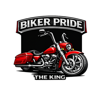Biker Pride T-Shirt | Motorcycle Rider Tee | Outlaw Biker Shirt | Harley Rider Gift | Bagger Street Glide Road Glide Rider Shirt