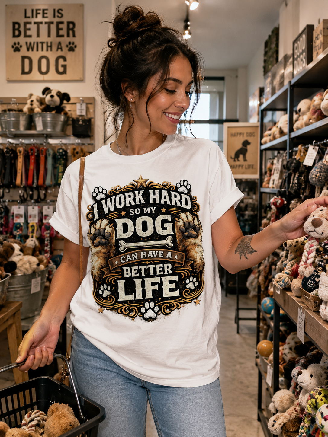I Work hard so my Dog can have a better Life!